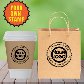 Custom Business Logo Large Rubber Stamp