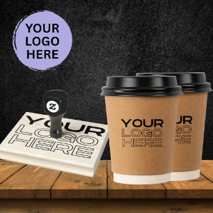 Custom Business Logo Large Rubber Stamp