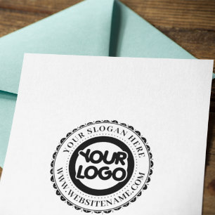 Custom Business Logo Large Rubber Stamp