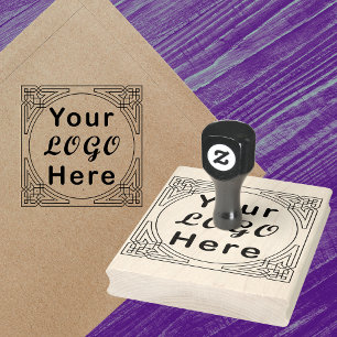 Custom Business Logo Large Rubber Stamp
