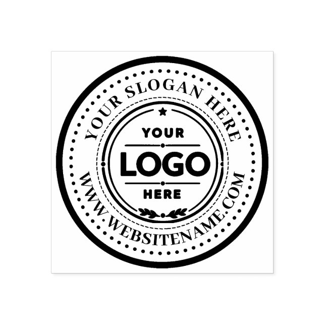 Custom Business Logo Large Rubber Stamp (Imprint)