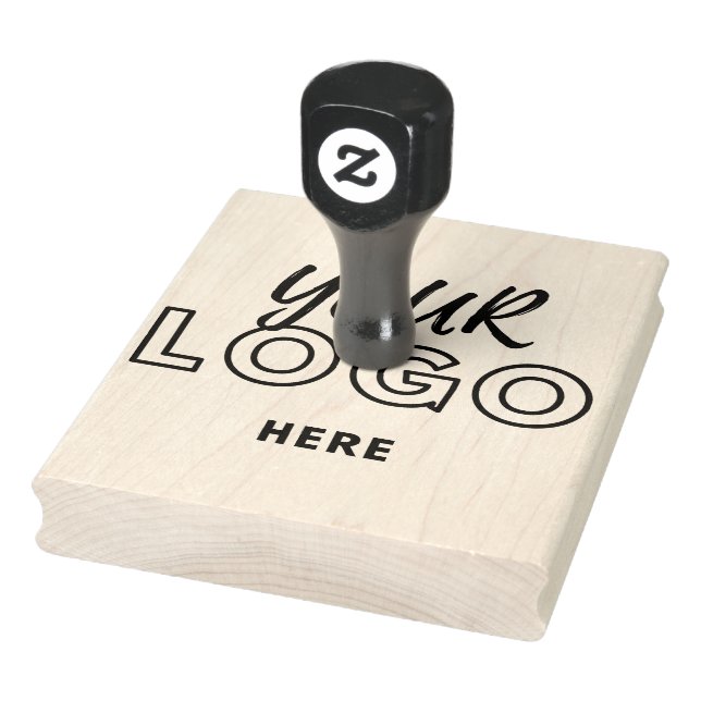Custom Business Logo Large Rubber Stamp (Stamp)