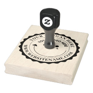 Custom Business Logo Large Rubber Stamp