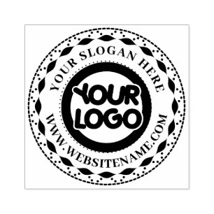 Custom Business Logo Large Rubber Stamp