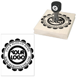 Custom Business Logo Large Rubber Stamp