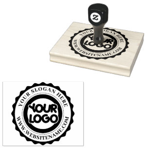 Custom Business Logo Large Rubber Stamp