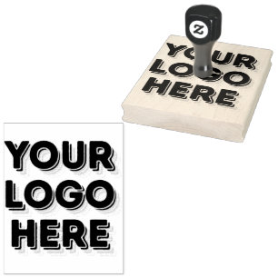 Custom Business Logo Large Rubber Stamp