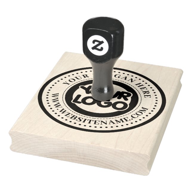 Custom Business Logo Large Rubber Stamp (Stamp)