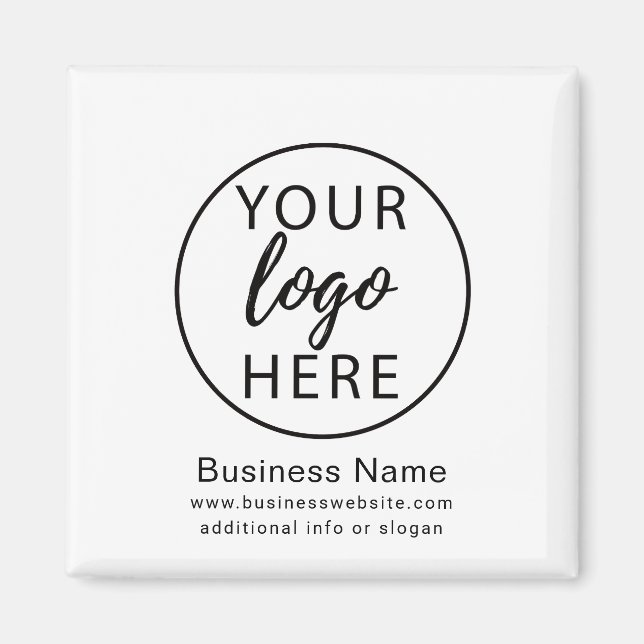 Custom Business Logo Magnet (Front)