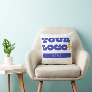 Custom Business Logo Merch Employee Staff Cushion