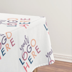 Custom Business Logo Modern Company Promotional Tablecloth