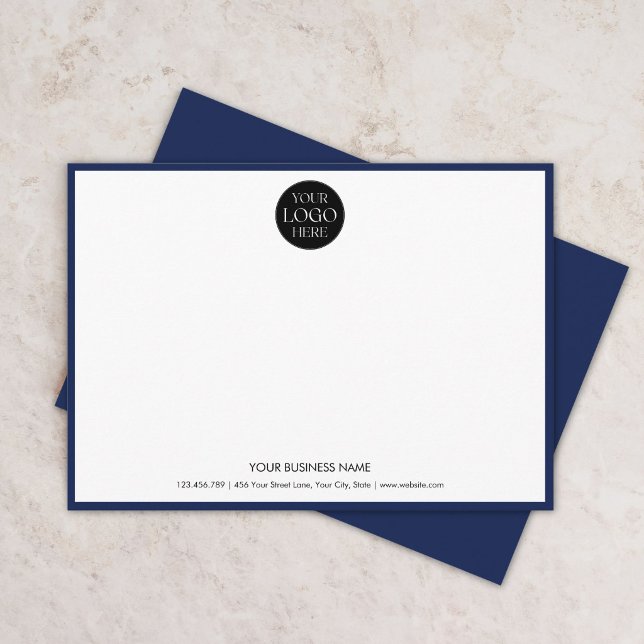 Custom Business Logo Modern Minimalist Branded Card (Creator Uploaded)