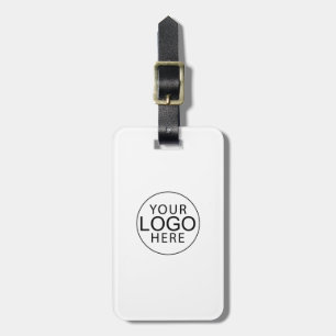 Custom Business Logo Modern QR Code Company Luggage Tag
