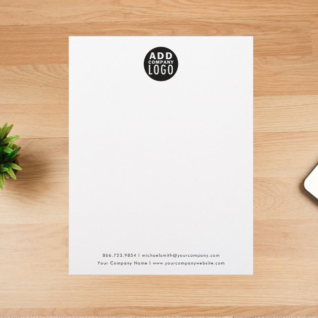 Custom Business Logo Modern Simple Professional Custom Letterhead (Creator Uploaded)
