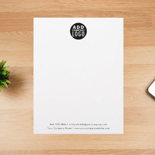 Custom Business Logo Modern Simple Professional Letterhead