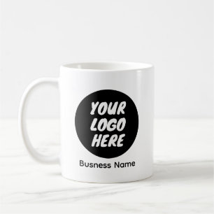 Custom Business Logo & Name Branded Coffee Mug