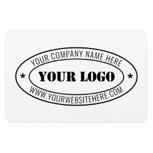 Custom Business Logo Name Magnet Website Company