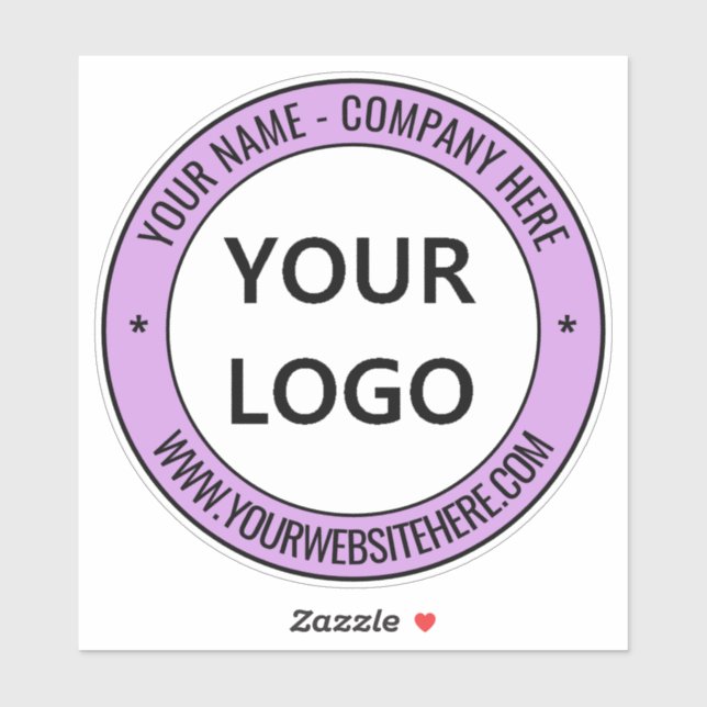 Custom Business Logo Name Promotional Personalised (Sheet)