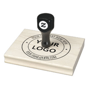 Custom Business Logo Name Promotional Personalised Rubber Stamp