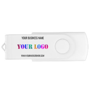 Custom Business Logo Name Website Gift Flash Drive