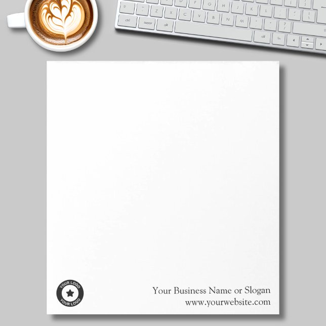 Custom Business Logo Name Website Promotional Notepad (Creator Uploaded)