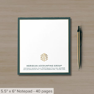 Custom Business Logo Office Notepad