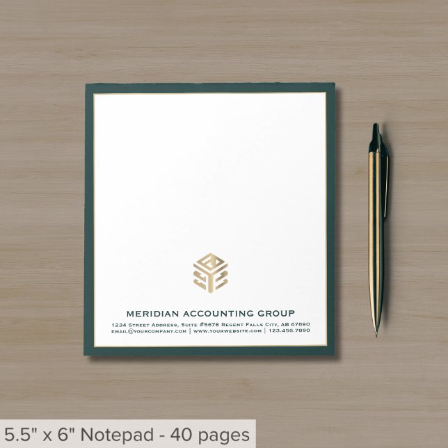 Custom Business Logo Office Notepad (Creator Uploaded)