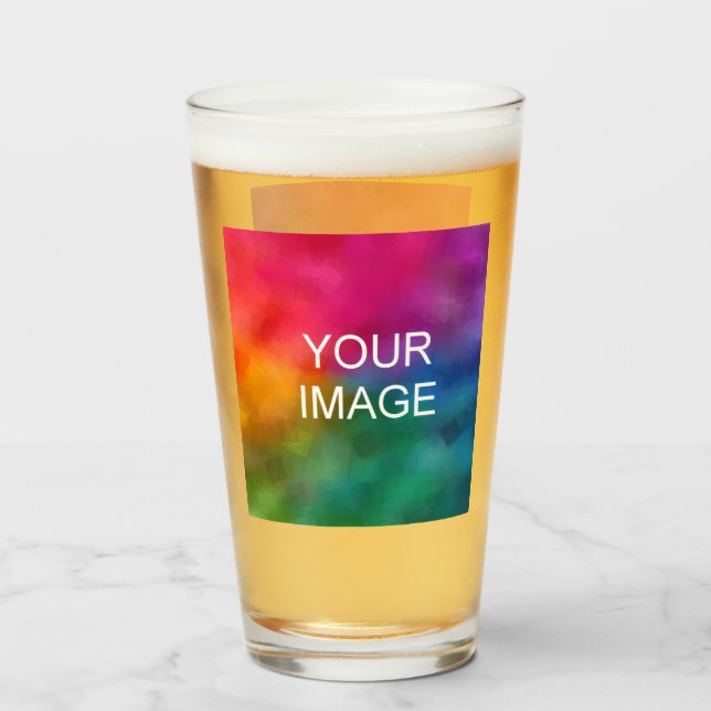 Custom Business Logo Or Image Add Name Text Glass (Back Filled)