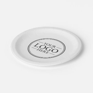 Custom Business Logo Paper Plate