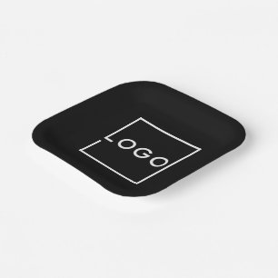 Custom Business Logo Paper Plate