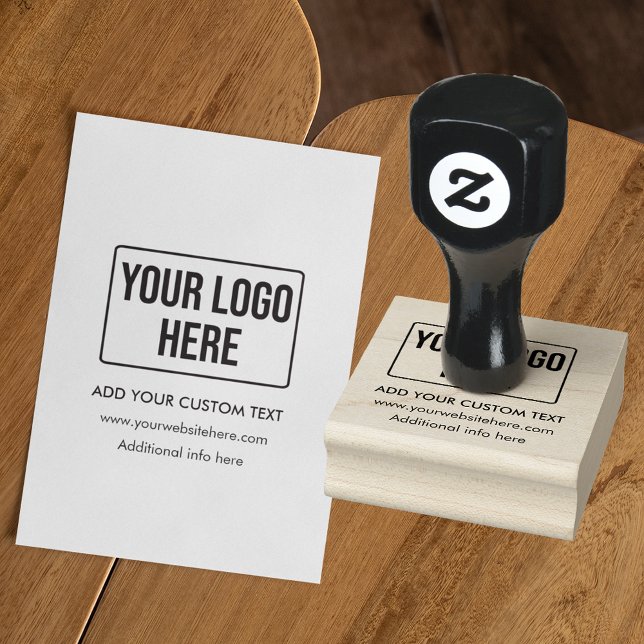 Custom Business Logo Personalised Promotional Rubber Stamp (Creator Uploaded)