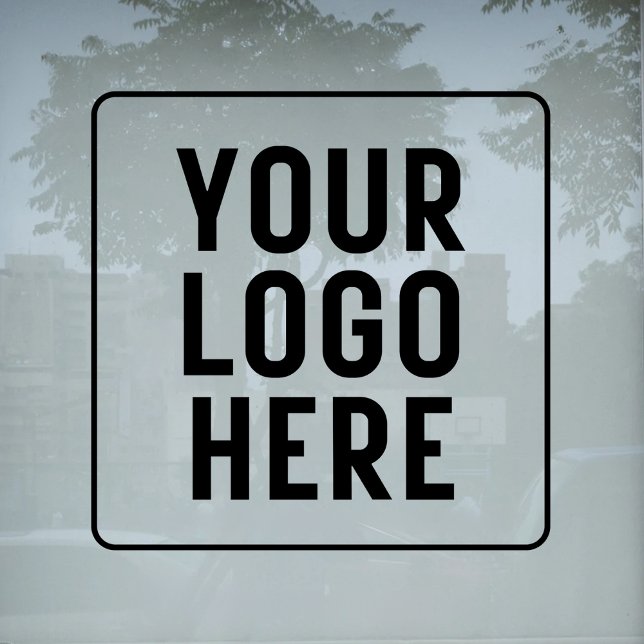 Custom Business Logo  Personalised Storefront Window Cling (Creator Uploaded)