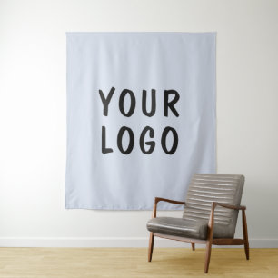 Custom Business Logo Photo Backdrop  Tapestry
