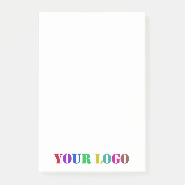 Custom Business Logo Post-it® Notes Template (Front)