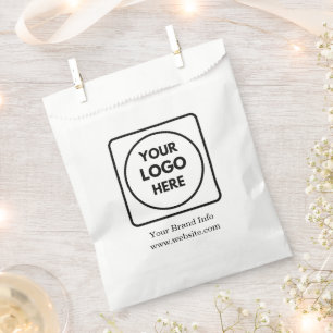 Custom Business Logo   Professional Company  Favour Bags