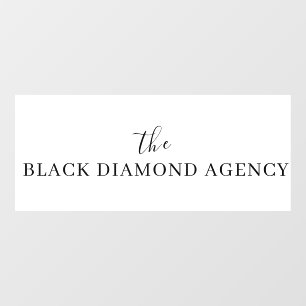 Custom Business Logo   Professional Company  Window Cling