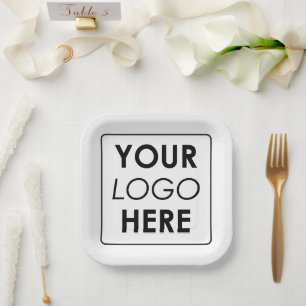 Custom Business Logo Professional Paper Plate