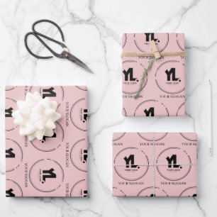 Custom Business Logo Professional Wrapping Paper Sheet