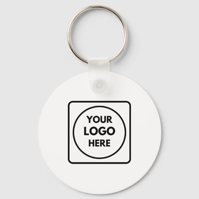 Custom Business Logo Promo Keychains (Front)