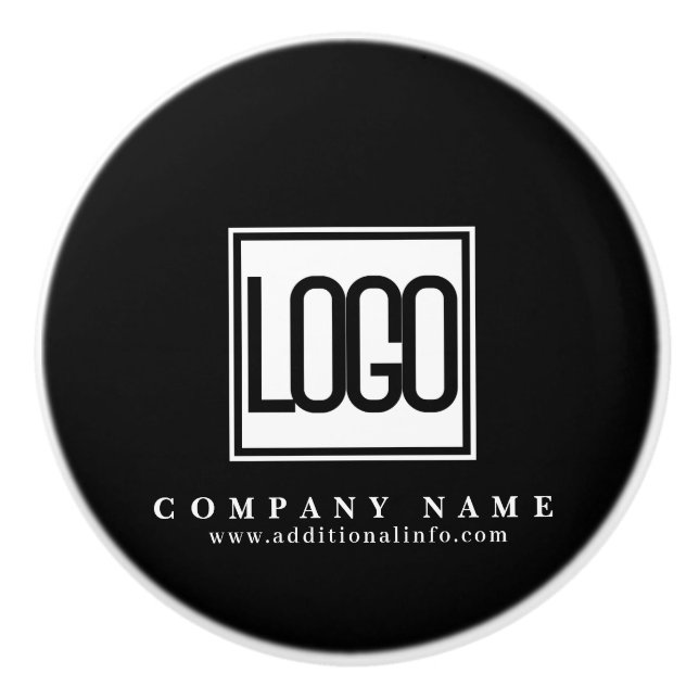 Custom Business Logo Promotional Ceramic Knob (Front)