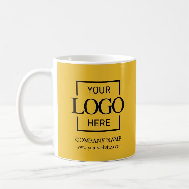 Custom Business Logo Promotional Corporate Gift  Coffee Mug (Left)