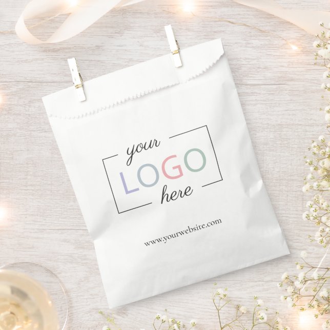 Custom Business Logo Promotional Favour Bags  (Clipped)