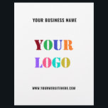 Custom Business Logo Promotional Flyers Your Colou<br><div class="desc">Custom Colours and Fonts - Design Your Own Personalised Flyers with Your Company Logo and Text Promotional Business Flyer / Gift - Add Your Logo / Image or QR Code - Photo / and Text - Name / Information / More - Resize and move elements with Customisation tool. Choose /...</div>