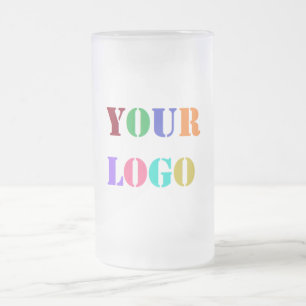 Custom Business Logo Promotional Glass Beer Mug
