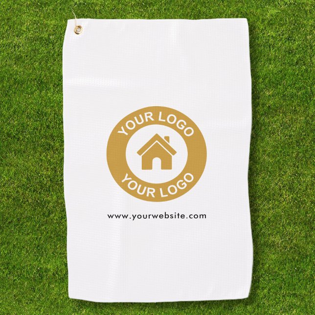 Custom Business Logo Promotional Golf Towel (Creator Uploaded)