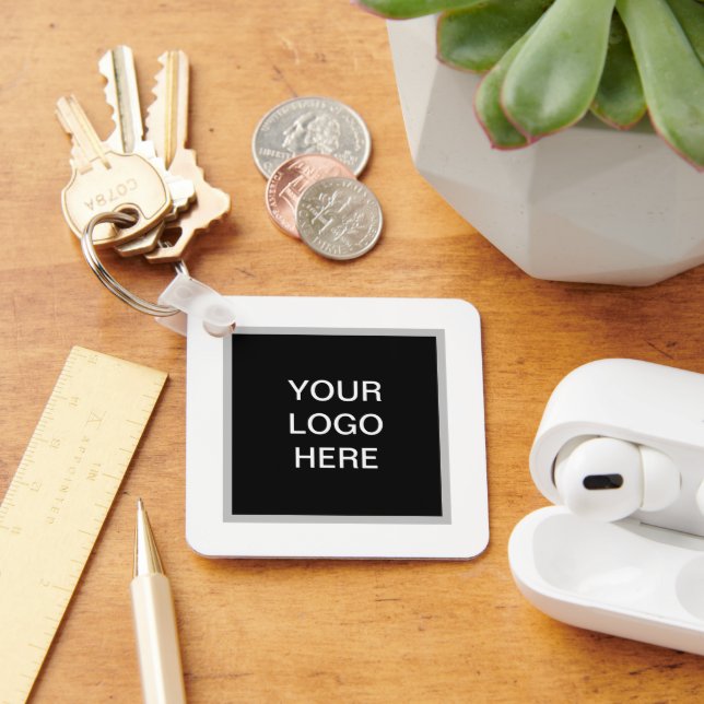 Custom Business Logo Promotional Key Ring (Desk)