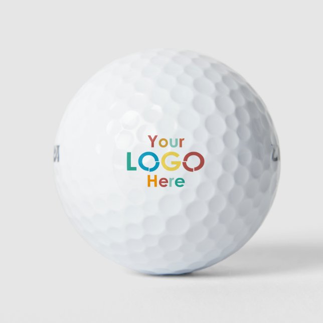 Custom Business Logo Promotional Marketing Golf Balls (Front)