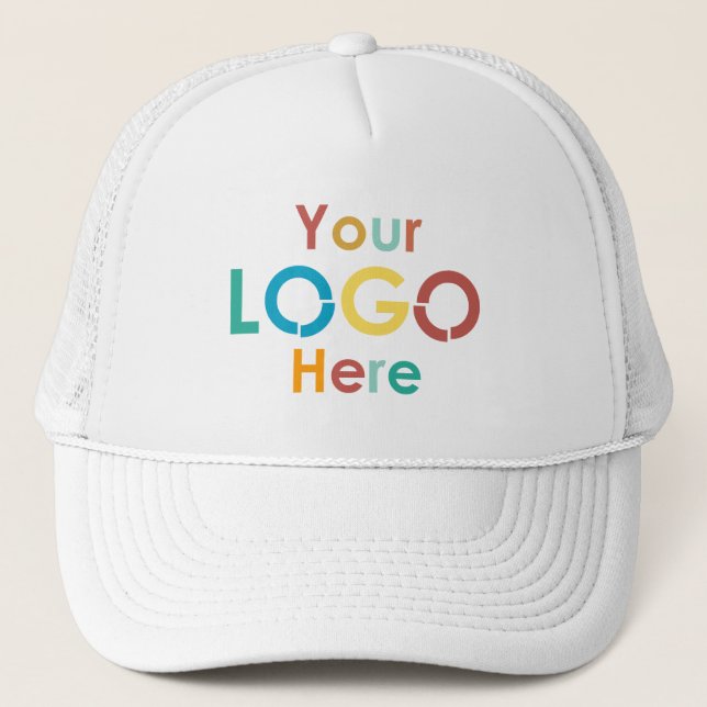 Custom Business Logo Promotional Marketing Trucker Hat (Front)