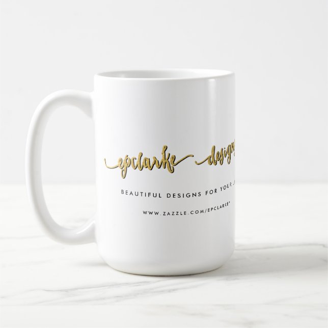 Custom Business Logo Promotional Mug (Left)