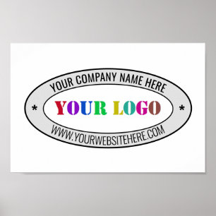 Custom Business Logo Promotional Poster Template